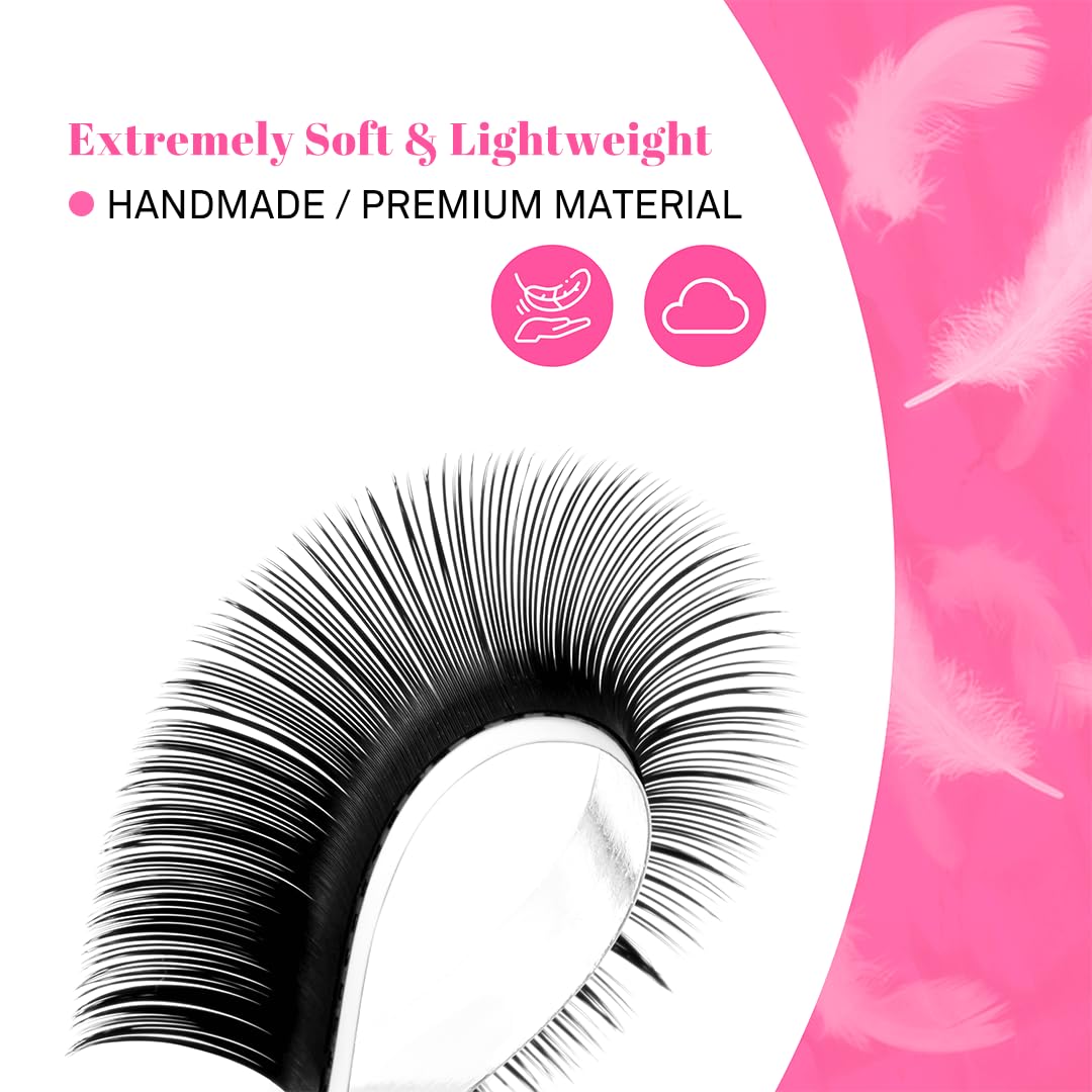 TDANCE Cashmere Lash Extensions mixed lengths tray