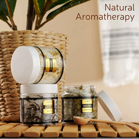 Tea Tree Epsom Salt jar from LOVERY Spa Gift Basket