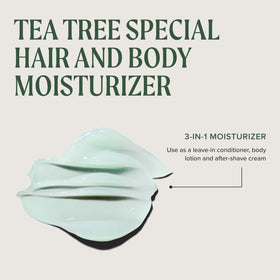 Tea Tree Hair and Body Moisturizer 33.8 fl. oz. back view