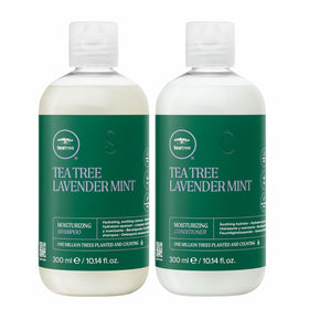 Tea Tree Lavender Mint Shampoo and Conditioner Duo Set front view