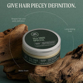 Tea Tree Shaping Cream packaging side view