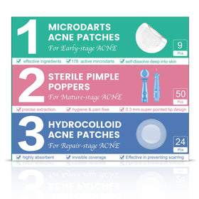 TEAWOO 3-Step Microdart Pimple Patches Set front view