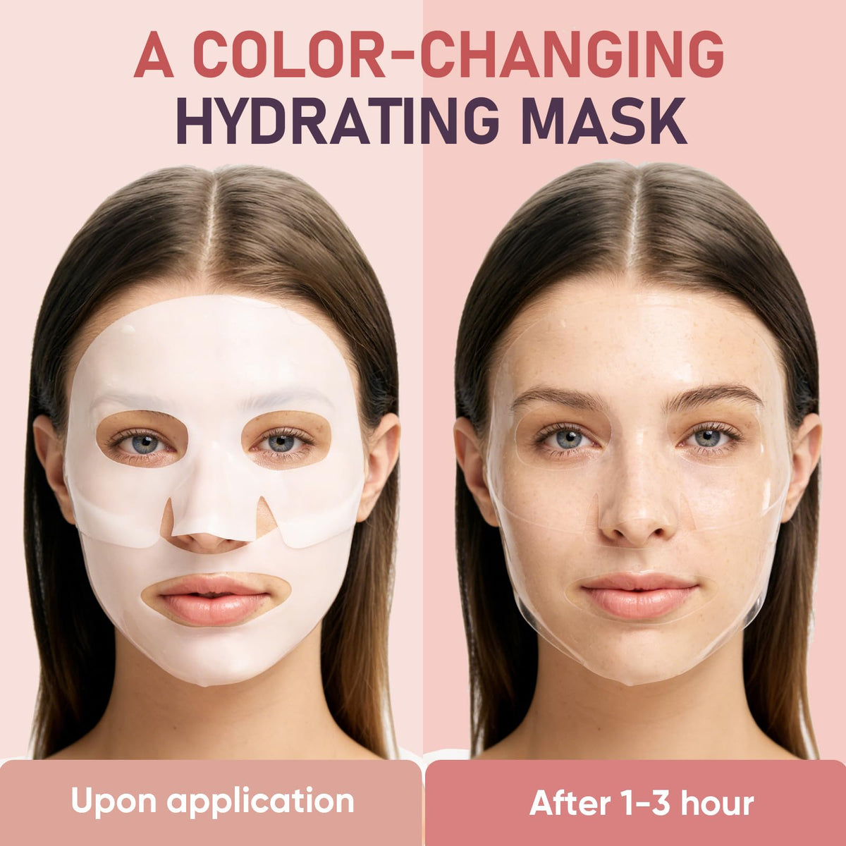 TEAWOO Bio-Collagen Facial Mask in use during night