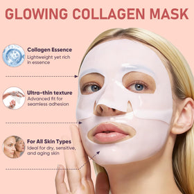 TEAWOO Bio-Collagen Facial Mask opened with sheets visible