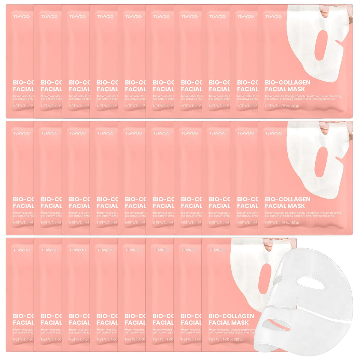 TEAWOO Bio-Collagen Facial Mask packaging front view
