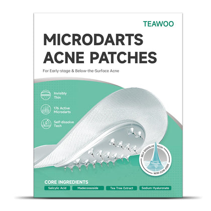 TEAWOO Microdart Acne Patches 144-count front view