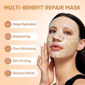 TEAWOO Rice Deep Collagen Face Mask showing colour change