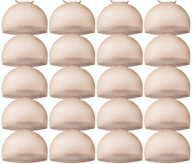 Teenitor 20Pcs nude wig caps front view