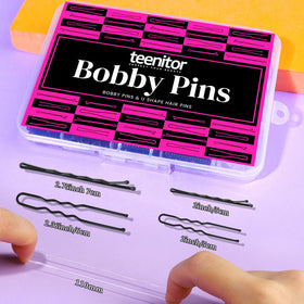 Teenitor bobby pins in various sizes for styling