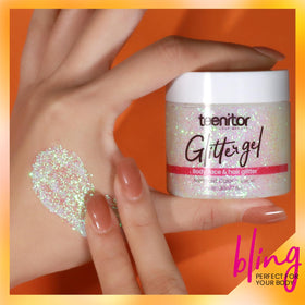 Teenitor Body Glitter Gel bottle with cap
