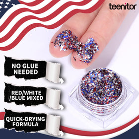 Teenitor Body Glitter Gel compact jar with airtight seal