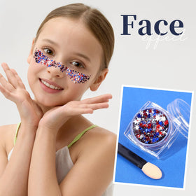 Teenitor Body Glitter Gel with cotton swab for application