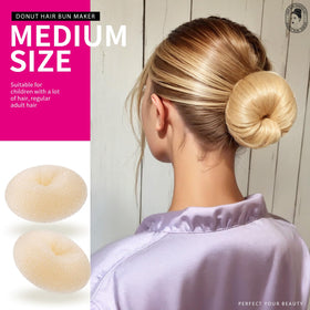 Teenitor bun maker set with elastic bands and bobby pins
