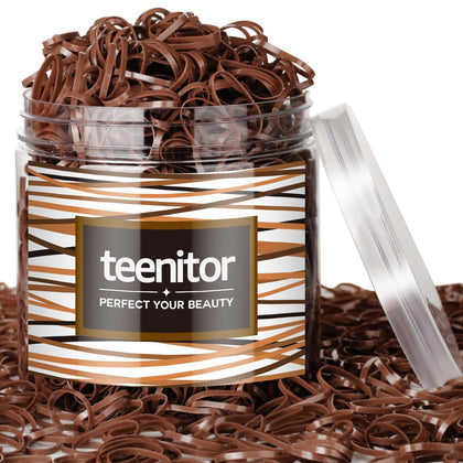 Teenitor Elastic Hair Bands light brown packaged box front view
