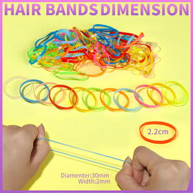Teenitor Elastic Ties Hair Bands displayed in packaging