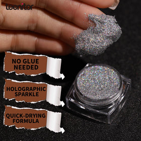 Teenitor glitter gel applied on skin for a shimmering effect