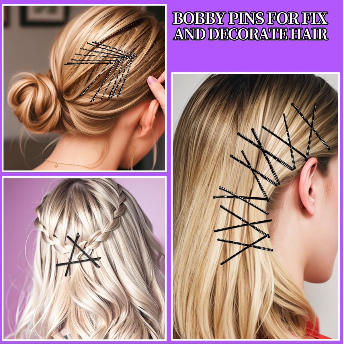Teenitor hair bands alongside bobby pins
