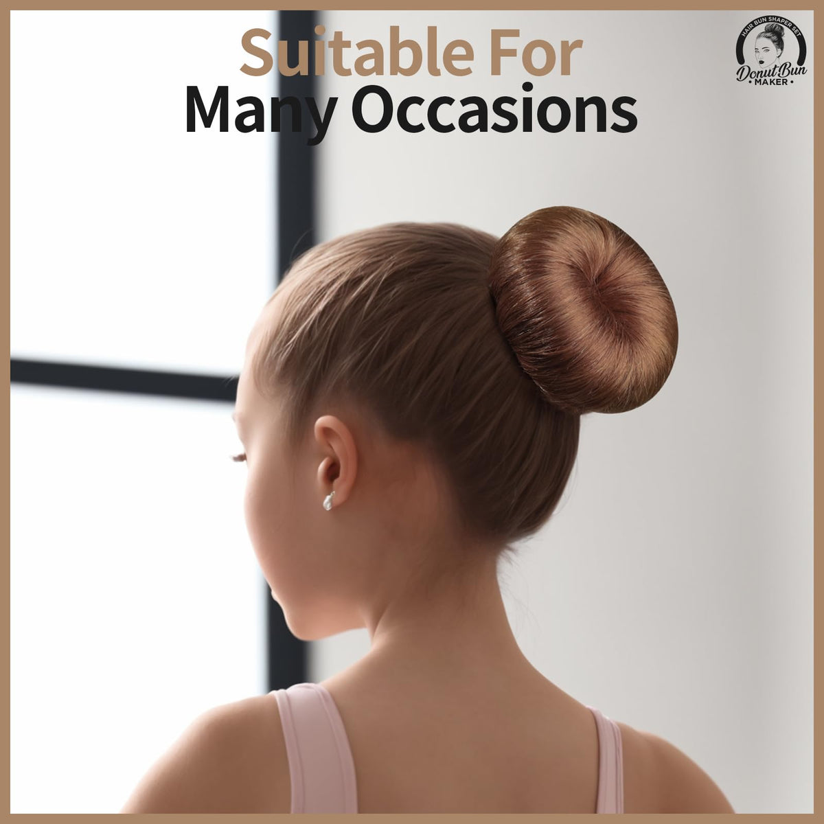 Teenitor Hair Bun Maker Kit in use for a formal hairstyle