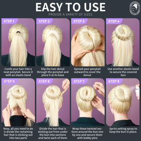 Teenitor Hair Bun Maker Set displayed with all components