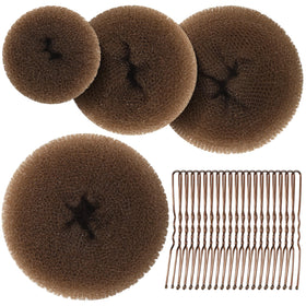 Teenitor Hair Bun Maker Set with four sizes and bobby pins