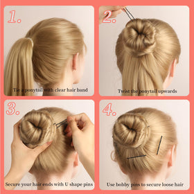 Teenitor hair pins in natural colours