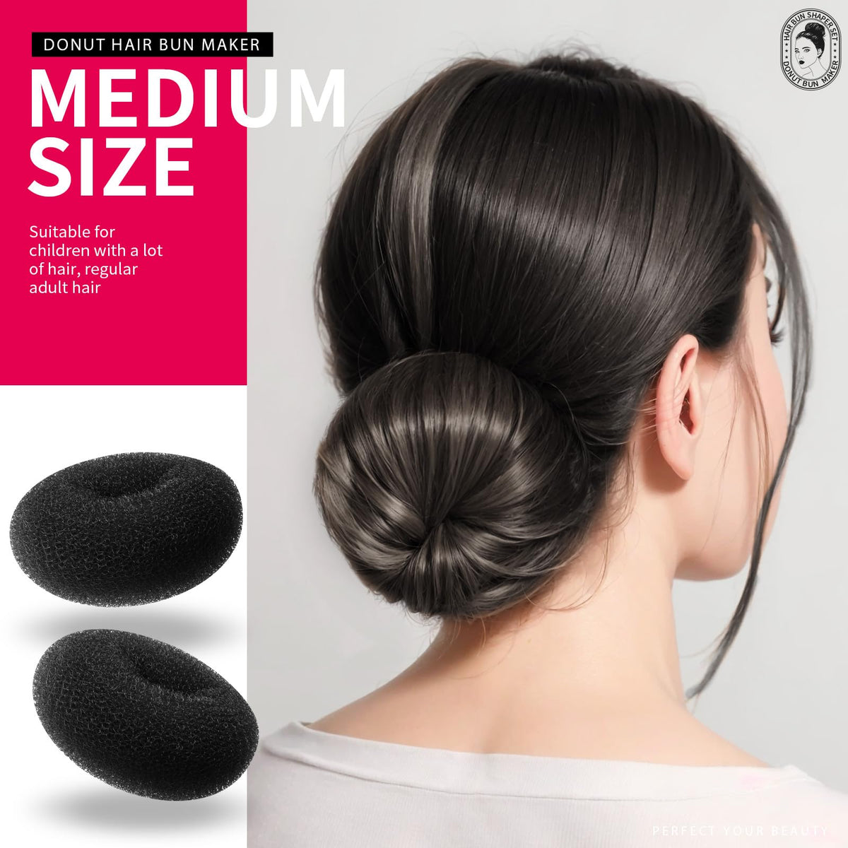 Teenitor Hair Styling Kit with bobby pins and elastic bands