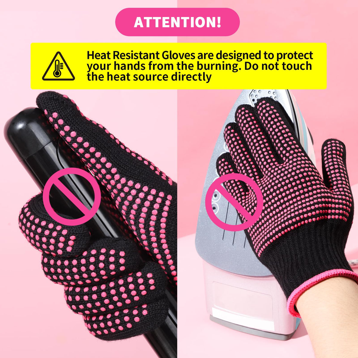 Teenitor Heat Resistant Gloves back view