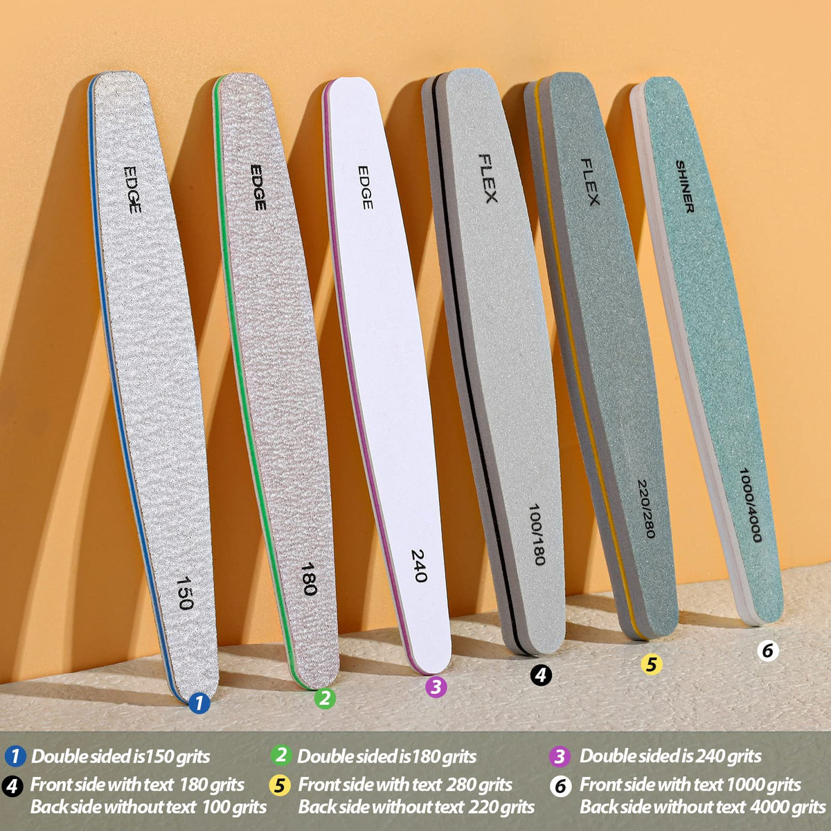 Teenitor nail file set packaging front view