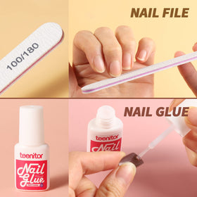 Teenitor nail glue brush applicator for easy use