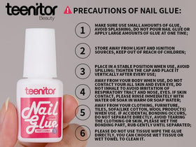 Teenitor Press on Nails Almond packaging and contents overview