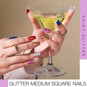 Teenitor Press on Nails displaying matte shades in various colours