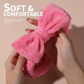 Teenitor Spa Headband laid flat showcasing its elastic design and width