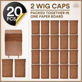 Teenitor wig cap with elastic straps close-up
