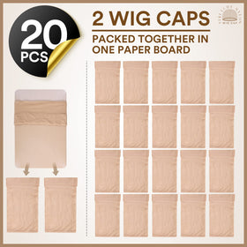 Teenitor wig cap worn by model with long hair