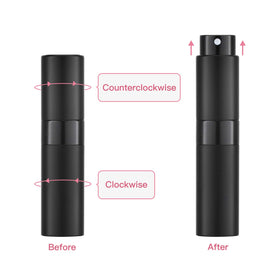 Tekson Travel Perfume Atomizer 8ml in pink, lifestyle scene