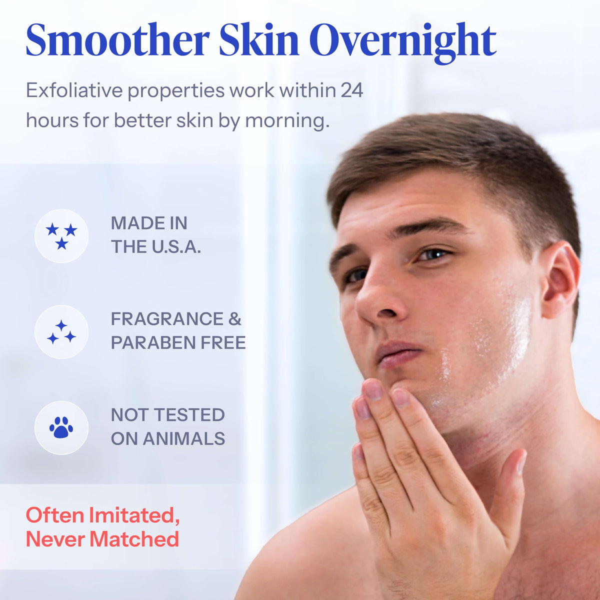 Tend Skin Roll-On Solution being applied to skin