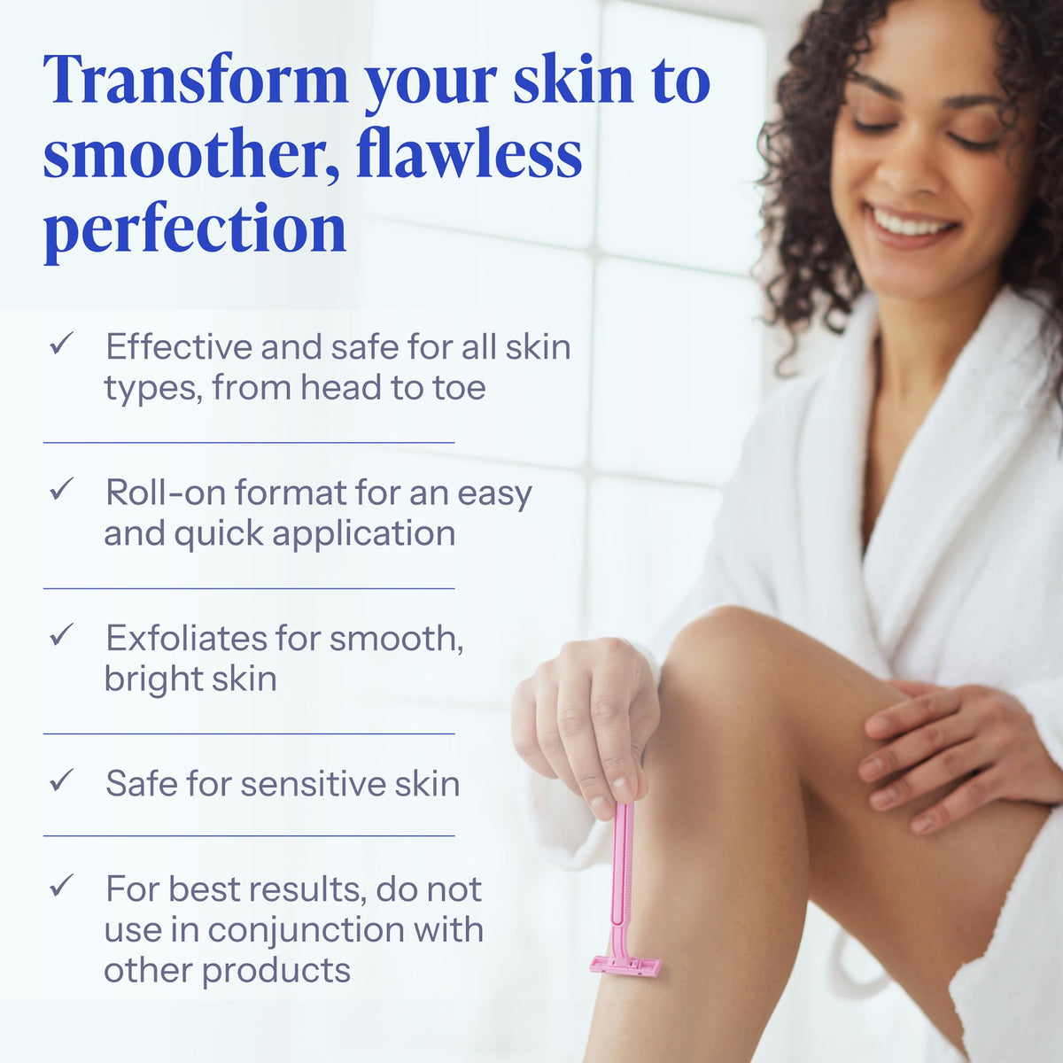 Tend Skin Roll-On Solution packaging with ingredients list