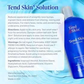 Tend Skin Solution close-up of texture on skin