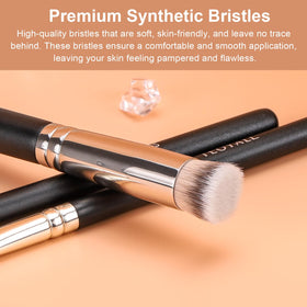 TEOYALL 3Pcs Detail Brush Set flat eyeliner brush side view