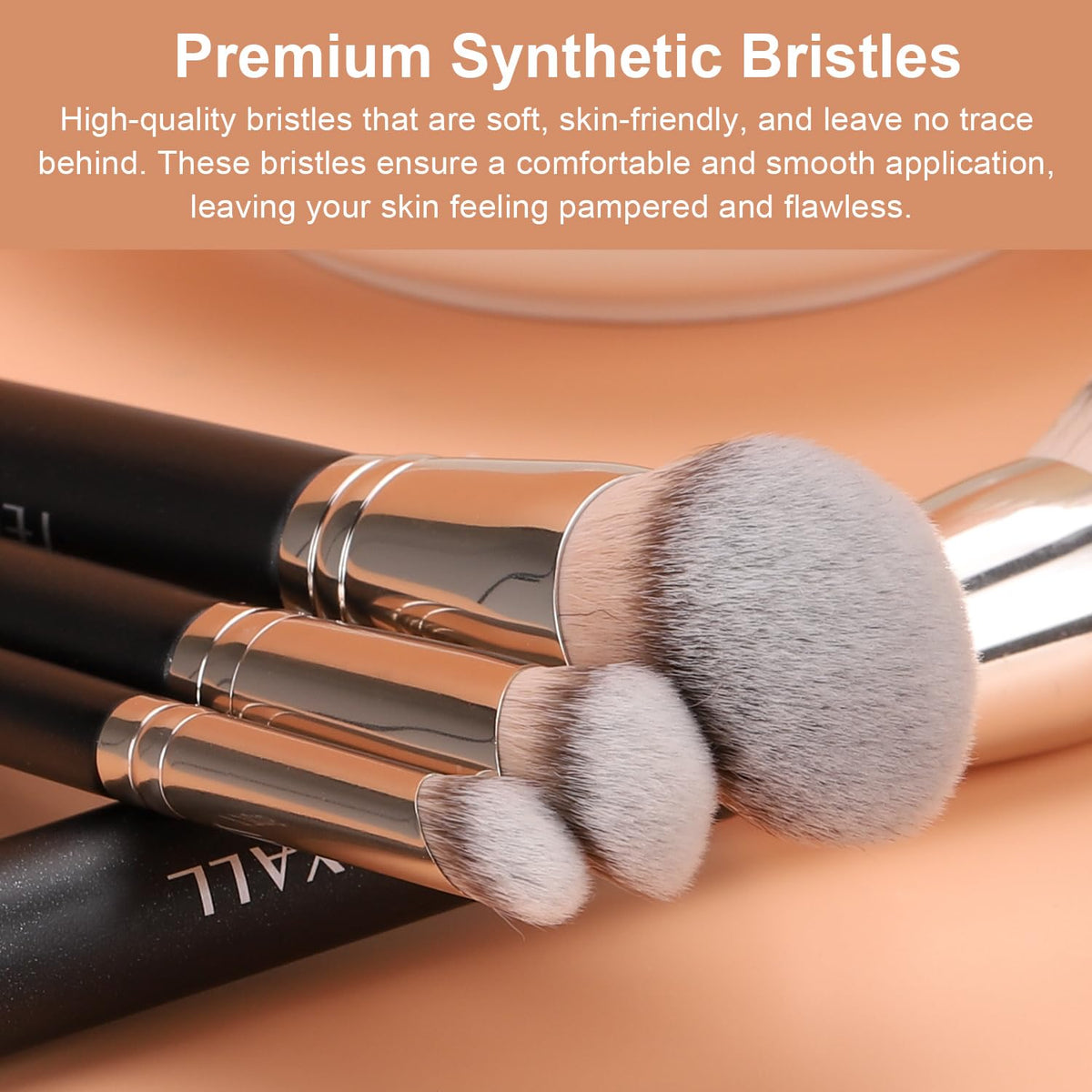 TEOYALL angled brush with synthetic bristles close-up