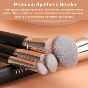 TEOYALL angled brush with synthetic bristles close-up