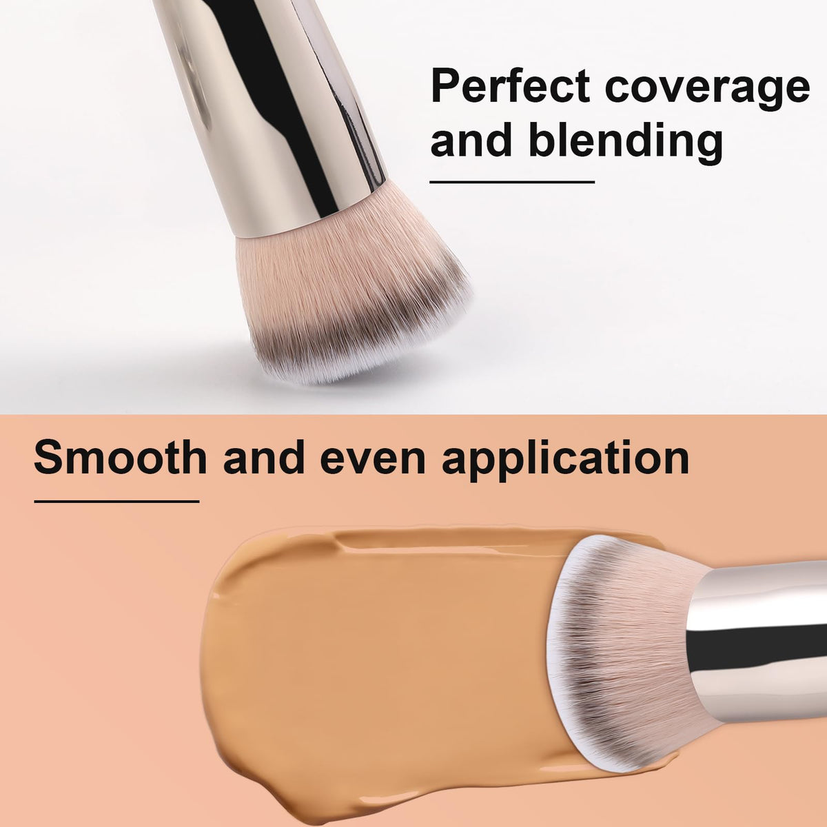TEOYALL Kabuki Foundation Brush back view