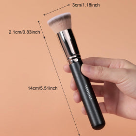 TEOYALL Kabuki Foundation Brush in a makeup setting