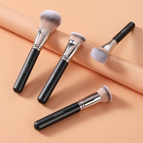 TEOYALL Setting Powder Brush alongside other makeup tools