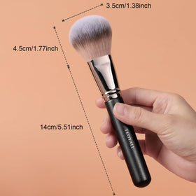 TEOYALL Setting Powder Brush with metal ferrule connection