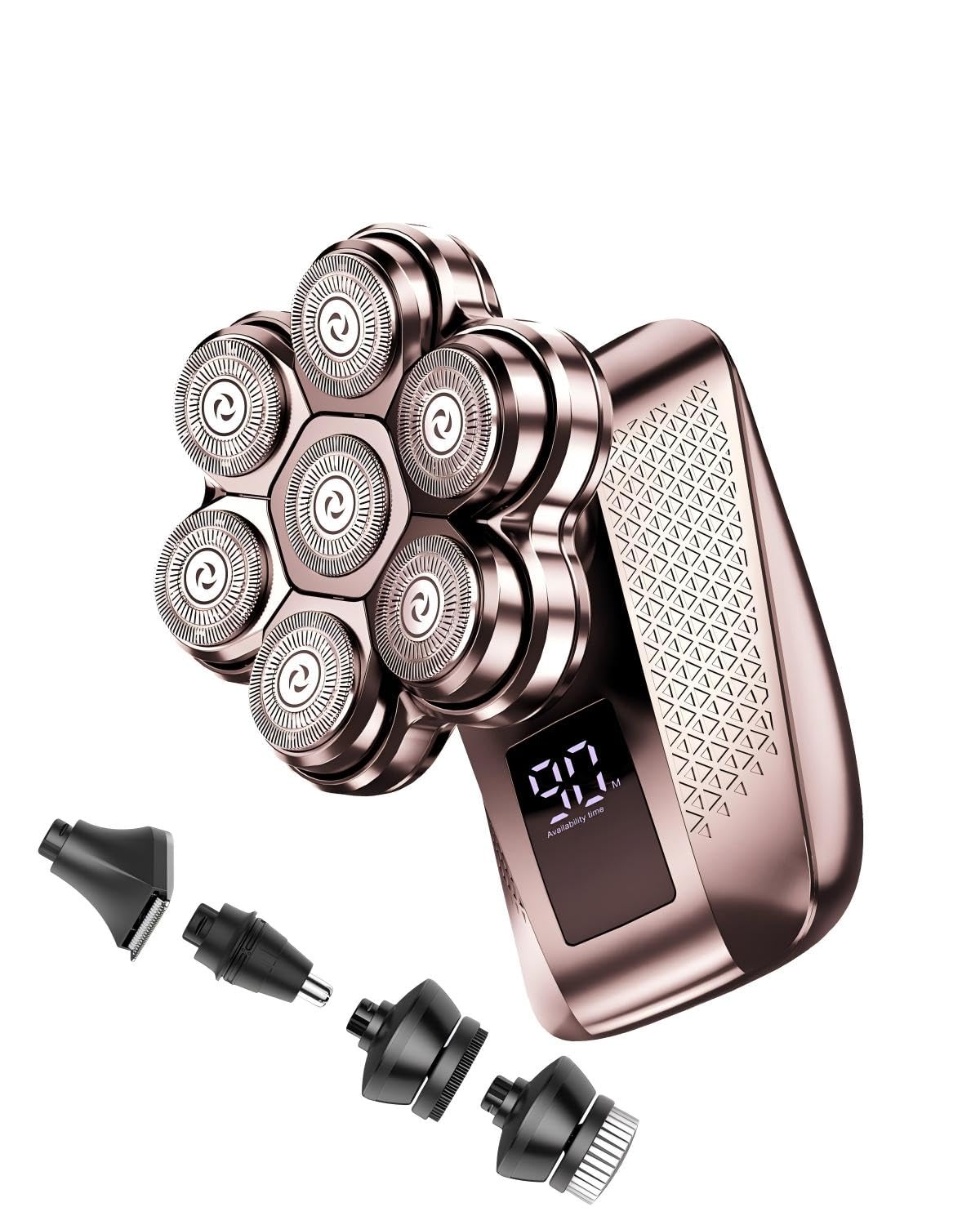 TEPOTZ Type-C Rotary Shaver with travel lock feature