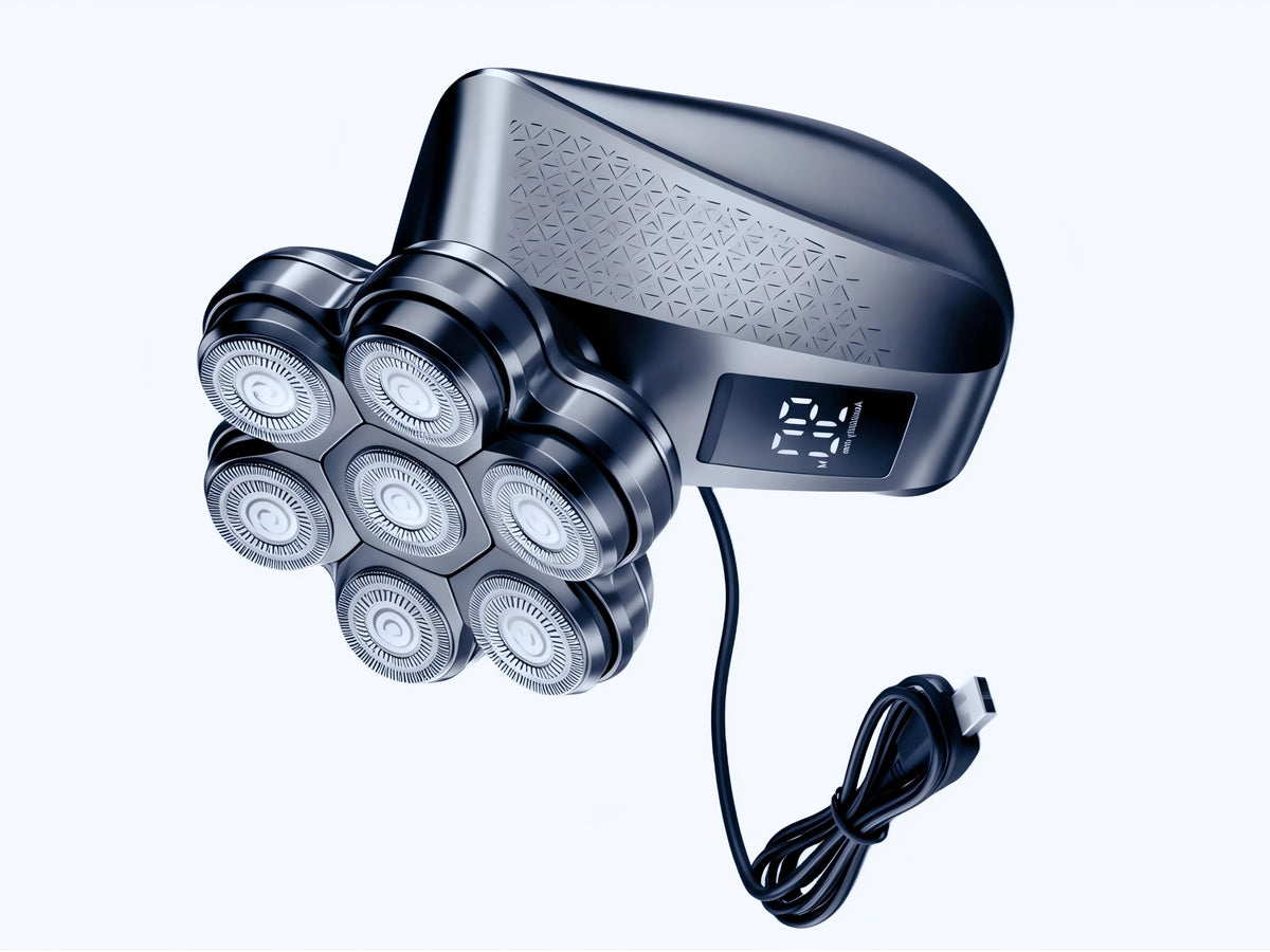 TEPOTZ Waterproof Head Shaver for Bald Men, front view