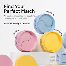 TEREZ & HONOR Under Eye Patches in a lifestyle setting