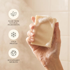Terra Lotus Organic Tallow Soap in natural setting