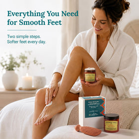 Terracotta pumice stone for foot care